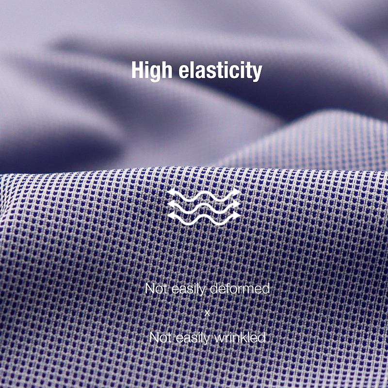 knitted stretch two tone dye checks fabric