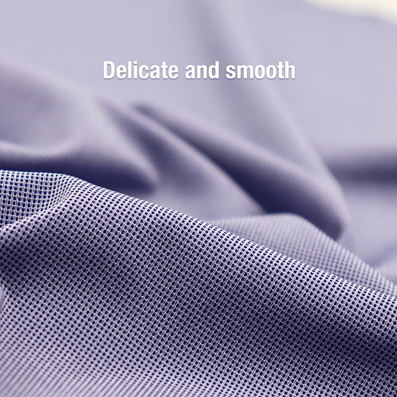 knitted stretch two tone dye checks fabric